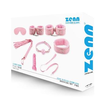 Kit Bondage Rosa composto da 10 pezzi Zenn