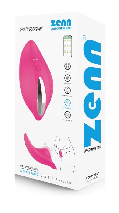 Vibratore clitorideo per Slip Panty Pleasure APP ZENN