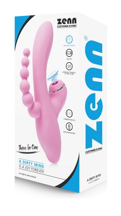 Vibratore Rabbit Three In One Zenn