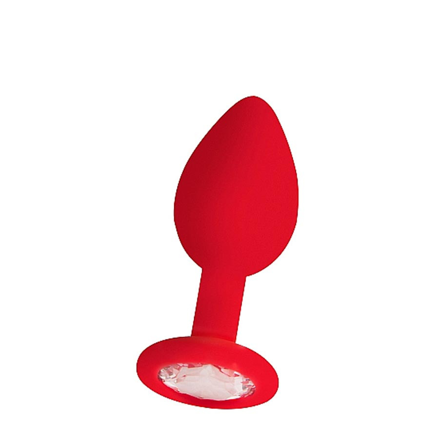 PLUG ANALE DIAMOND BUTT PLUG REGULAR RED